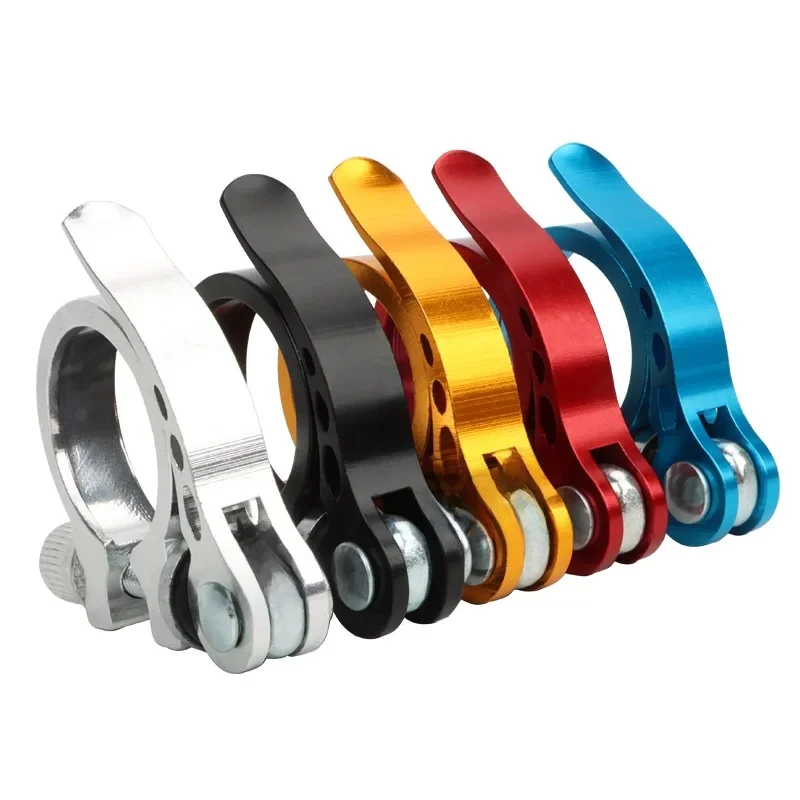 AliExpress Aluminum Alloy Quick Release 31.8mm Bike Seat Post Clamp Bicycle Saddle Holder Lightweight Cycling Accessory