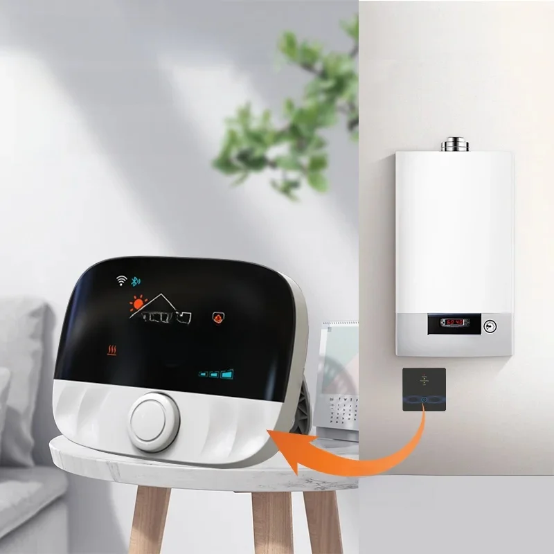 RF Draadloze Thermostaat Smart WiFi Vloerverwarming Voor Gas Boiler Batterij Aangedreven Tuya Temperatuurregelaar Ontvanger Alice Google - afbeelding 2