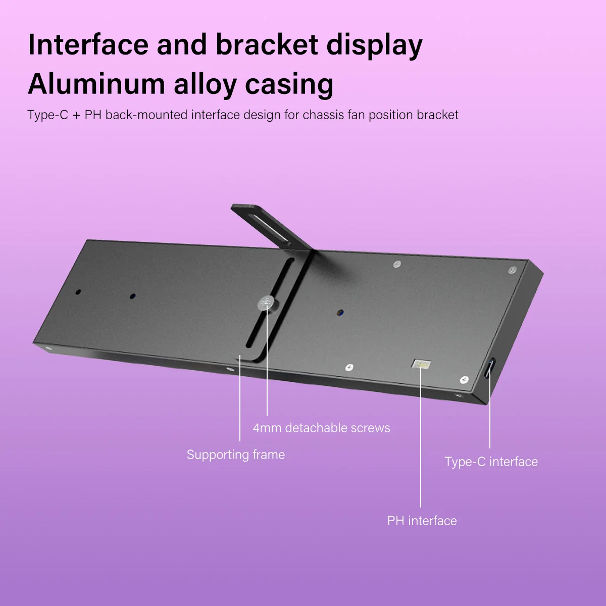 9.2 Inch PC Case Secondary Screen, USB Type-C Direct Connect, CPU/GPU Temp Monitor, DIY Theme Display, Long Strip IPS Screen