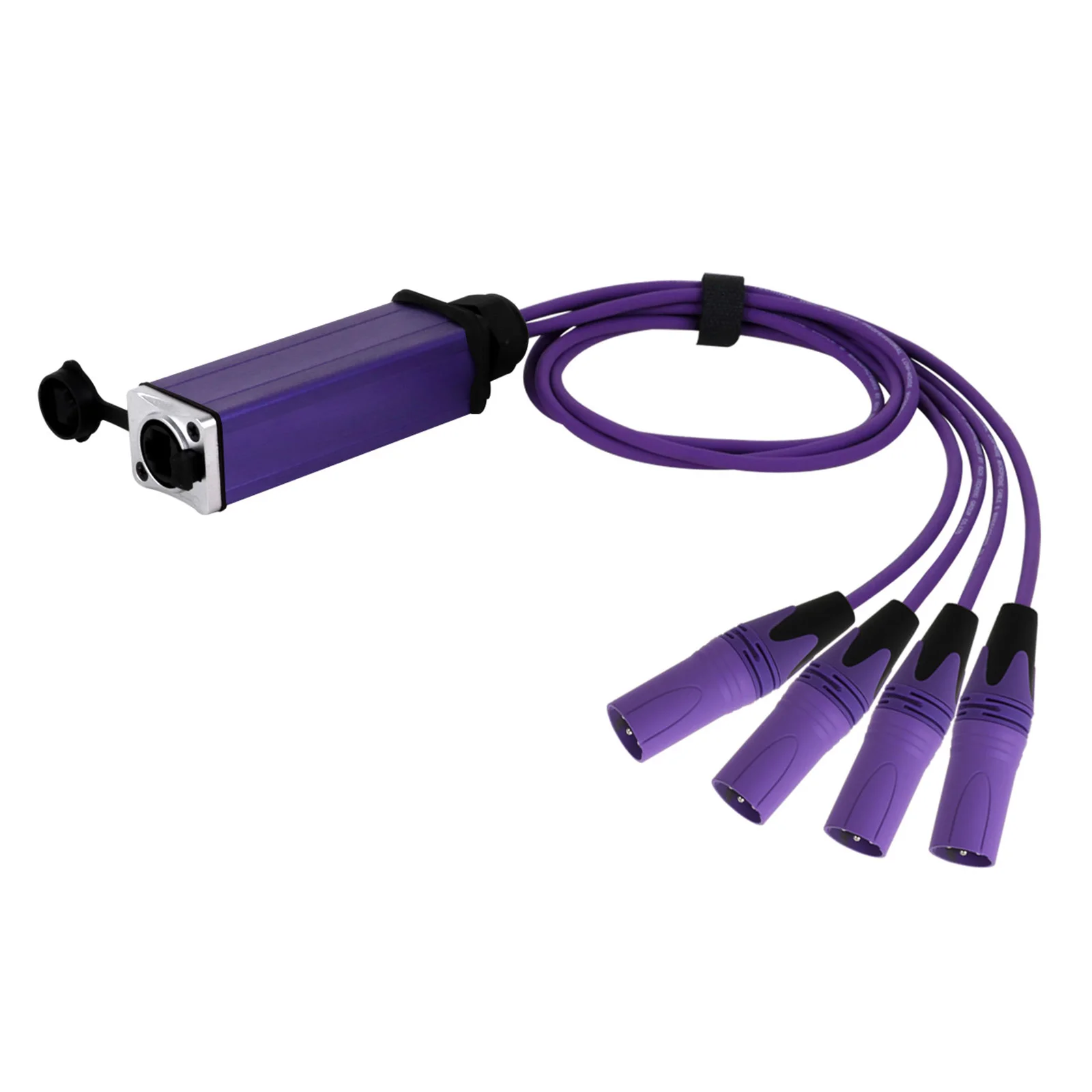 Imagem -05 - Conector Macho e Fêmea Adaptador de Áudio Extensor de Sinal para Estúdio de Gravação de Palco Rj45 Cat5 a Canais Pinos Xlr 0.5m14m