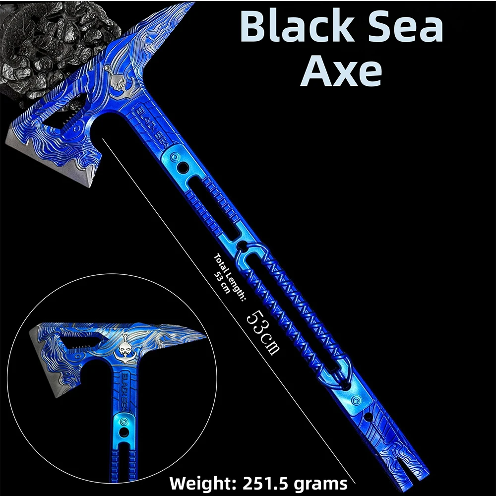 دلتا عملية التكتيكية الفأس لعبة سبيكة مضيئة متوهجة للبنين ألعاب أطفال Ex Large Bla Sea Battle Ax تحصيل نموذج