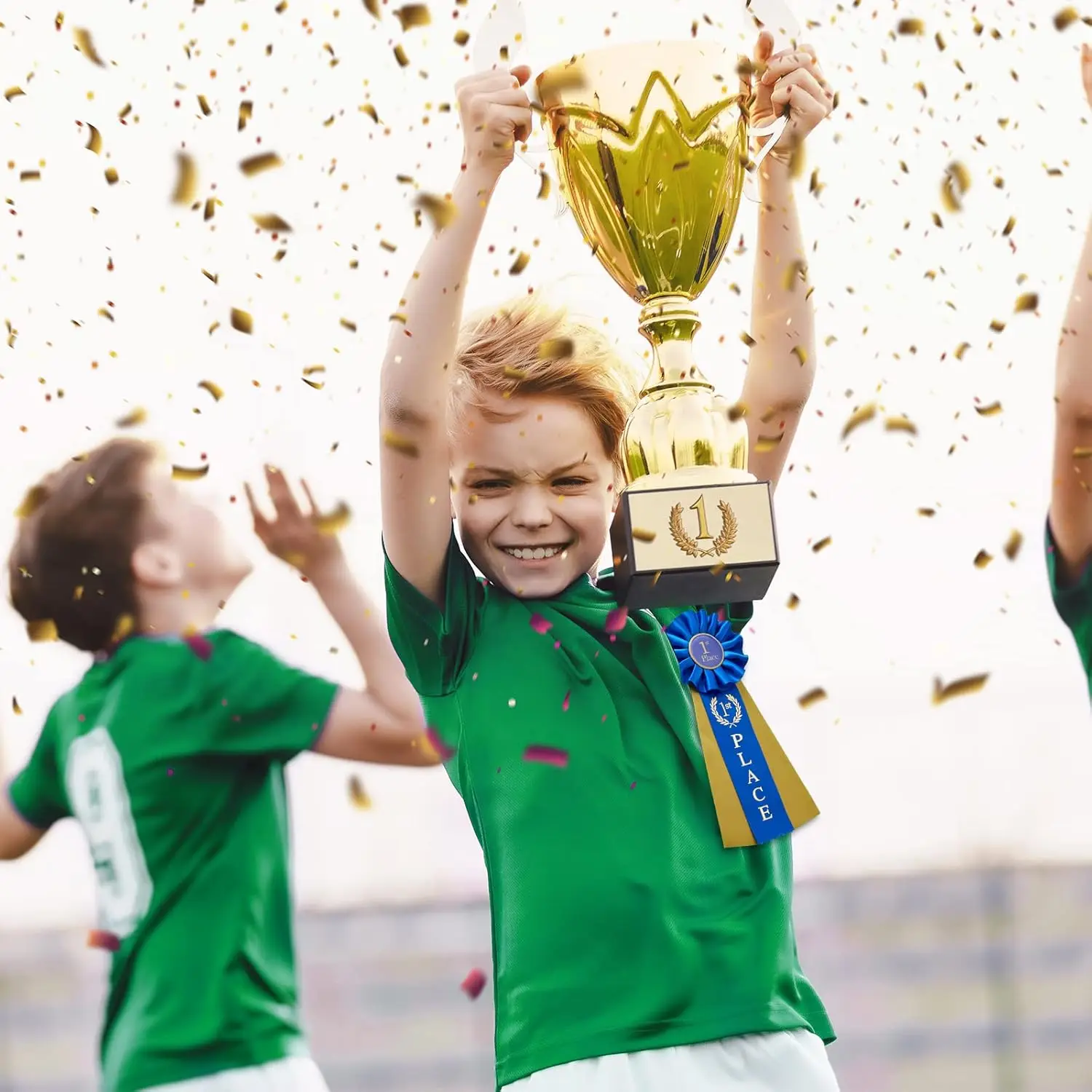 3 Pcs Award Ribbons 1st 2nd 3rd Place Rosette Ribbons Prize Ribbons First Second Third Place Participation Medal Ribbons