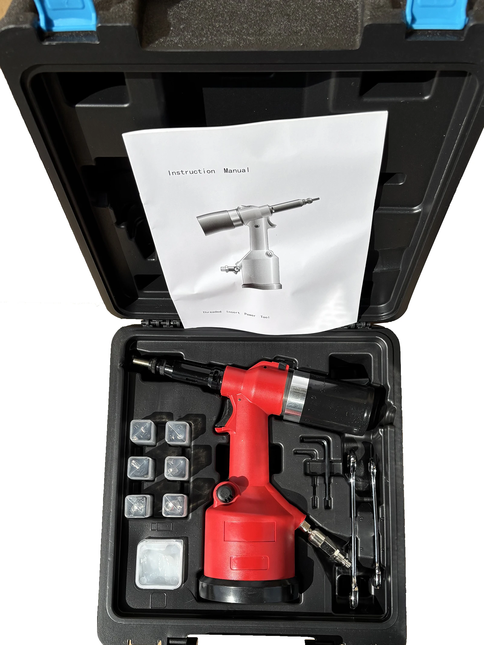 M3-M12 นิวเมติกด้าย Riveter Gun Rivet Nut เครื่องมือ