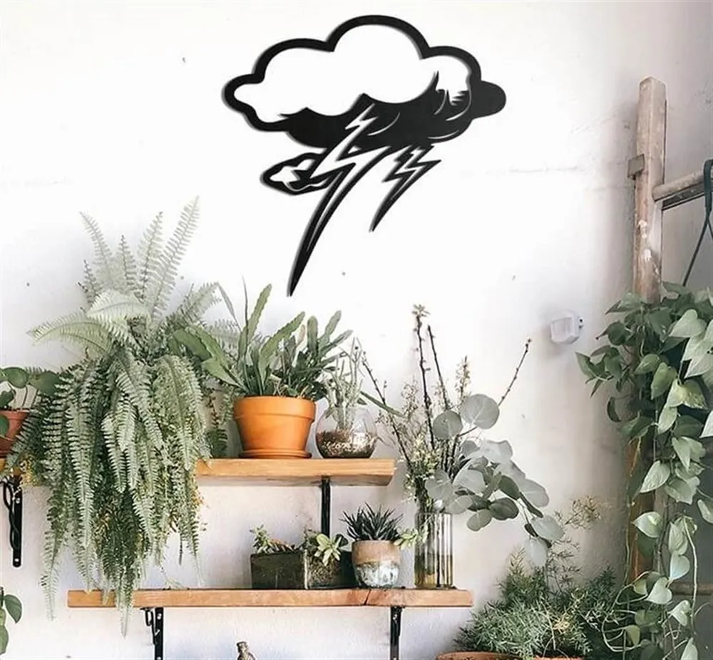 

Lightning Metal Wall Decor