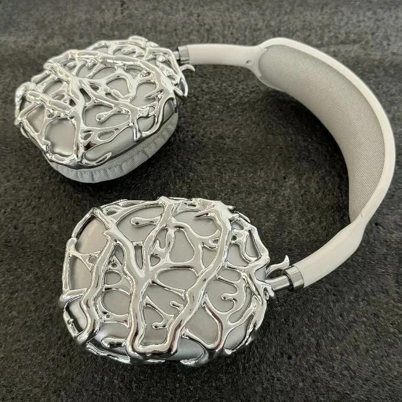 Mifuny Airpods Max Case Cover Silver Kreatywne etui na słuchawki Protector Custom dla Airpods Max Akcesoria do słuchawek Dekoracja — zdjęcie produktu 7