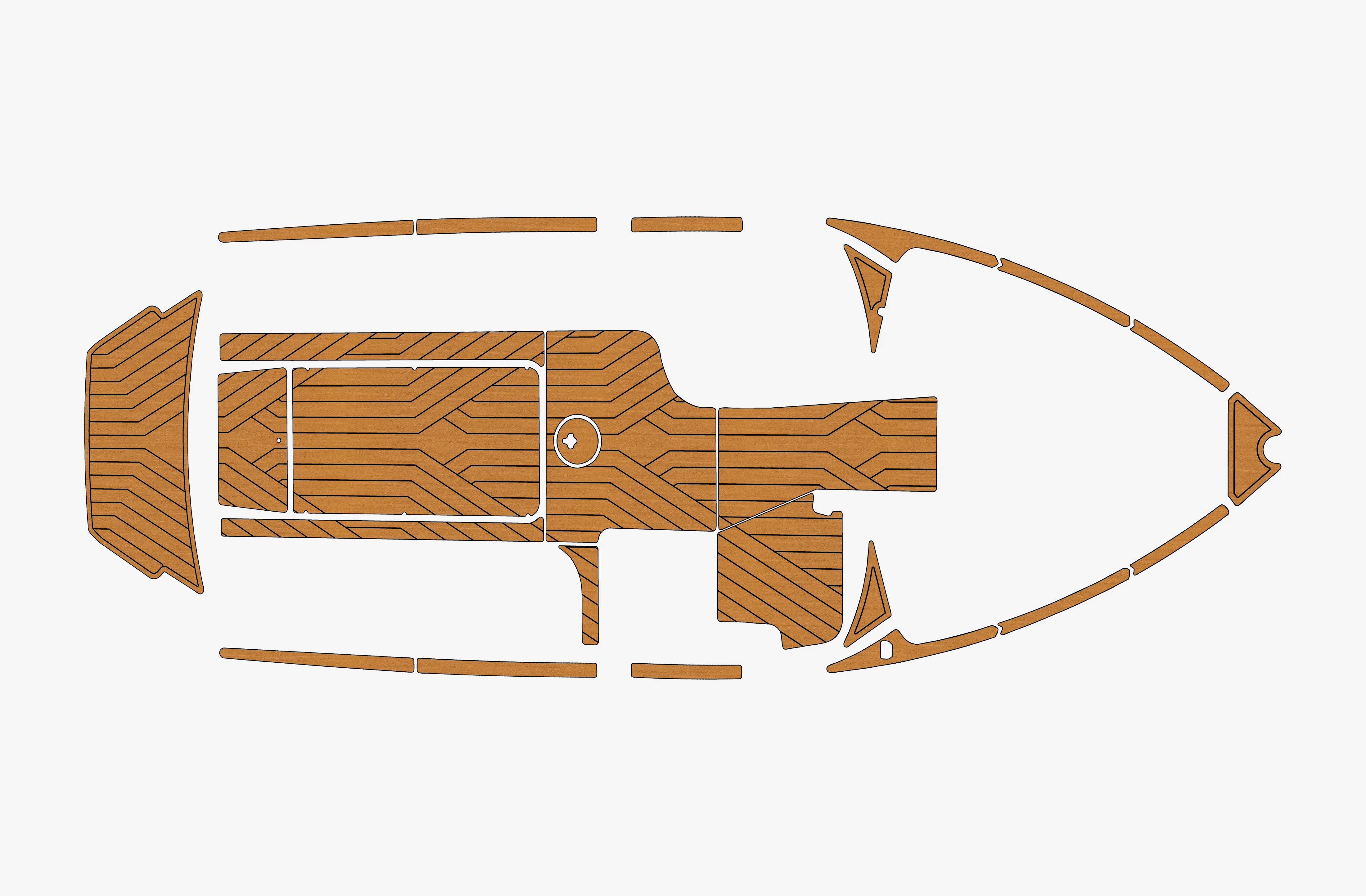 Eva foam Fuax teak seadek marine floor For 2016-2018 malibu 25 LSV Cockpit Swim platform bow 1/4