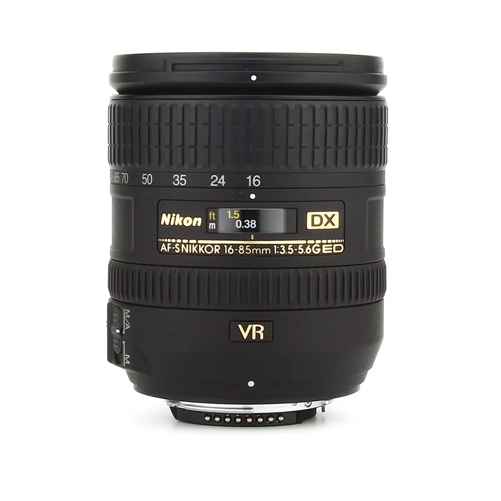 Nikon AF-S DX NIKKOR 16-85mm f/3.5-5.6G ED Vibration Reduction Zoom Lens with Auto Focus for Nikon DSLR Cameras