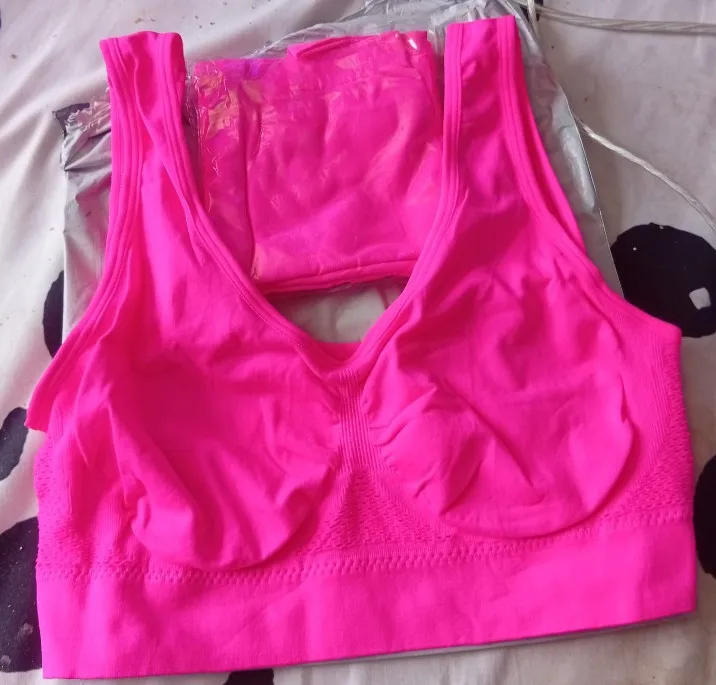 Seamless Bra Set Women Low Waist Underwear Female Tanks Bra Top Sexy Thong Panties Casual Sports Lingerie Set Girls Intimates photo review