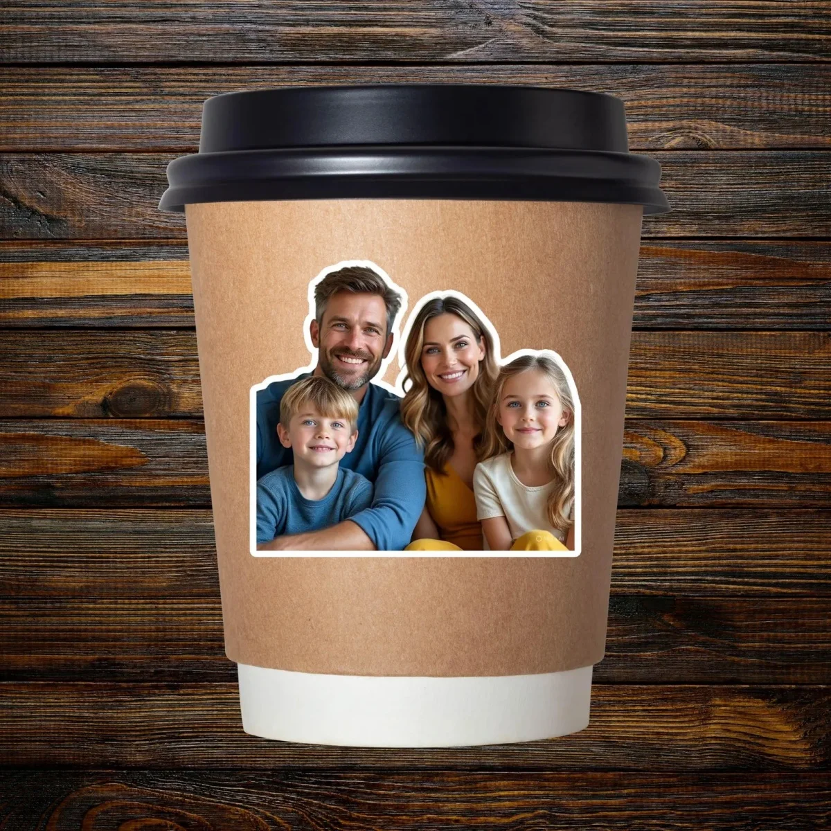 Custom Die-Cut stickers Featuring Pets, Portraits, or Humorous Designs—Perfect for Pets, Friends, Family, and Couples; Suitable