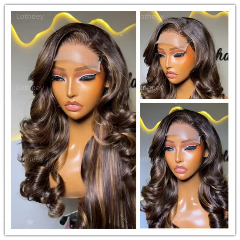 5x5 SilkTop تسليط الضوء على الانفجارات غلويليس الباروكات الجسم موجة الدانتيل شعر مستعار أمامي # باروكة شعر بشري ملونة 2/27 بمظهر طبيعي للنساء