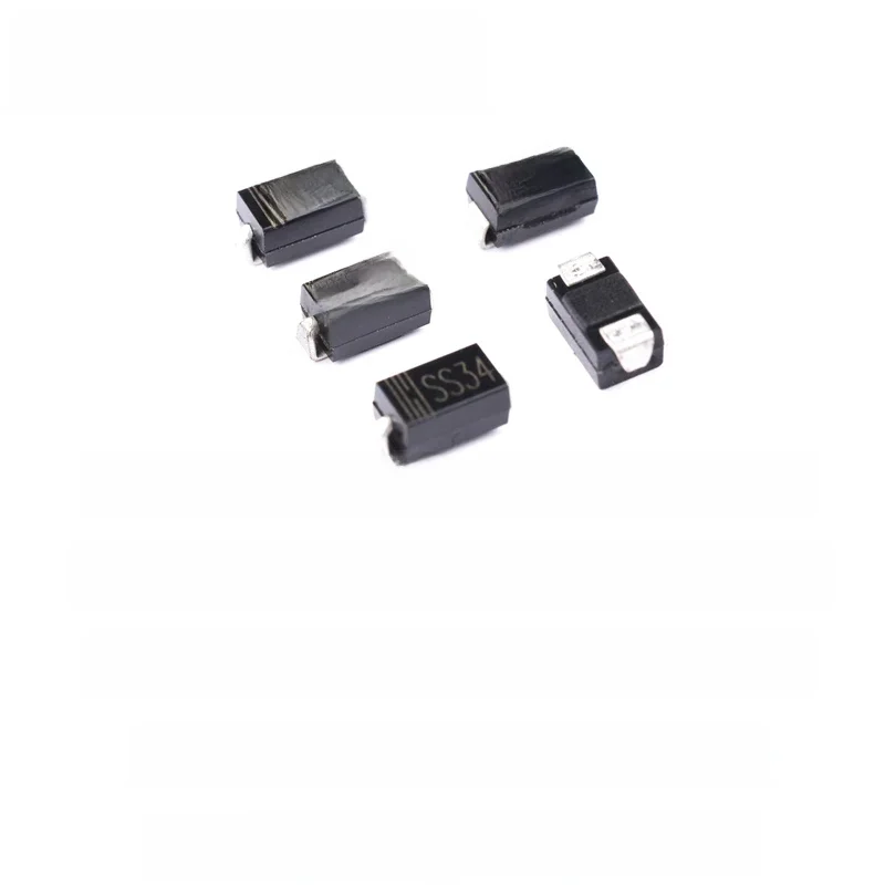 100szt SMA Dioda prostownicza M1 M4 M7 SS12 SS14 SS16 SS24 SS34 SS26 SS36 SS110 SS210 SS210 US1M RS2M RS1M ES1D 1N4007 DO-214AC — zdjęcie 2