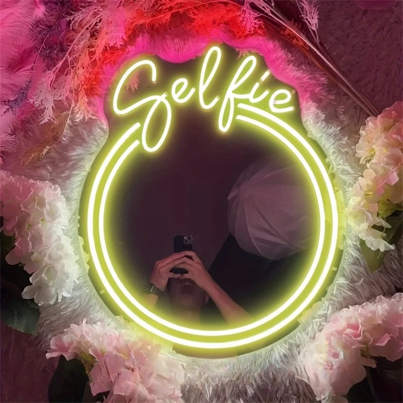 Op maat gemaakte neon spiegelb - Neon Sign Party recensie en prijs