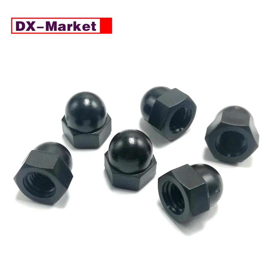 PA66 Nylon Hex Acorn Nuts , F004