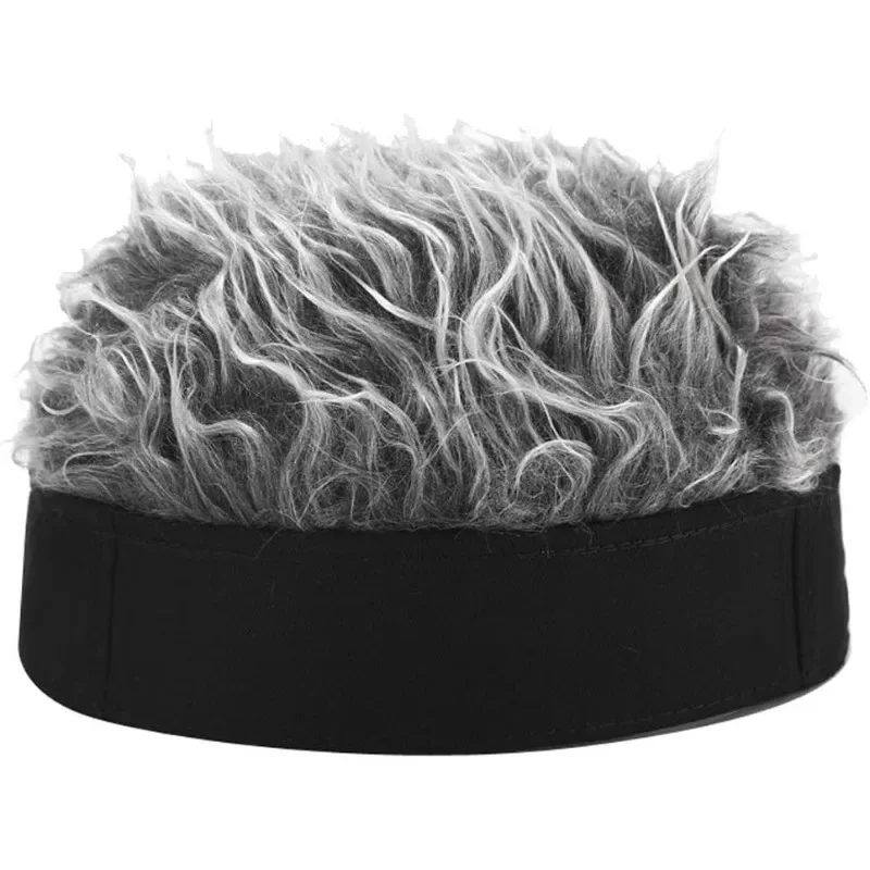AliExpress NONE Wig Wig Cap Adjustable Baseball Cap Wig Spiked Hair Unisex Casual Simple Sun Hat Decorative Wig Spiked Baseball Cap Cycling