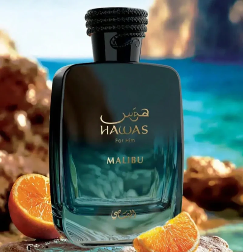 

Hawas Malibu/Kobra Eau De Parfum For Men 100ml – Fresh Aquatic Citrus & Amber Woody Scent – Ideal For Holiday Gift