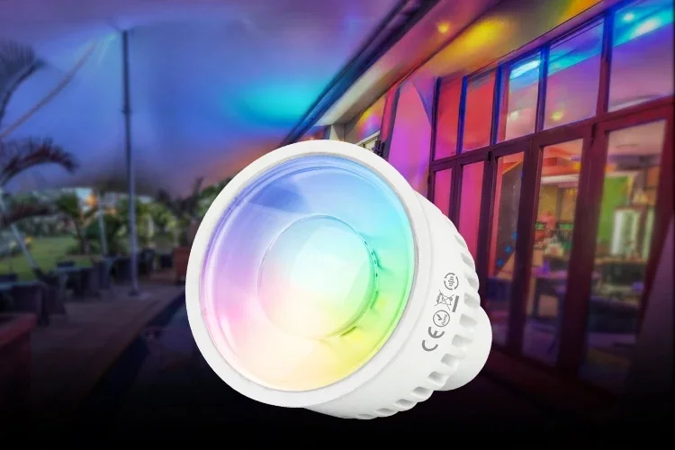 Miboxer Ac100 ~ 240V Fut106 Rgb Cct Led Spotlight Focos 6W Gu10 Led Spot Light Lamp Afstandsbediening Of App Voor Huizen Restaurants Bars Roon - afbeelding 2