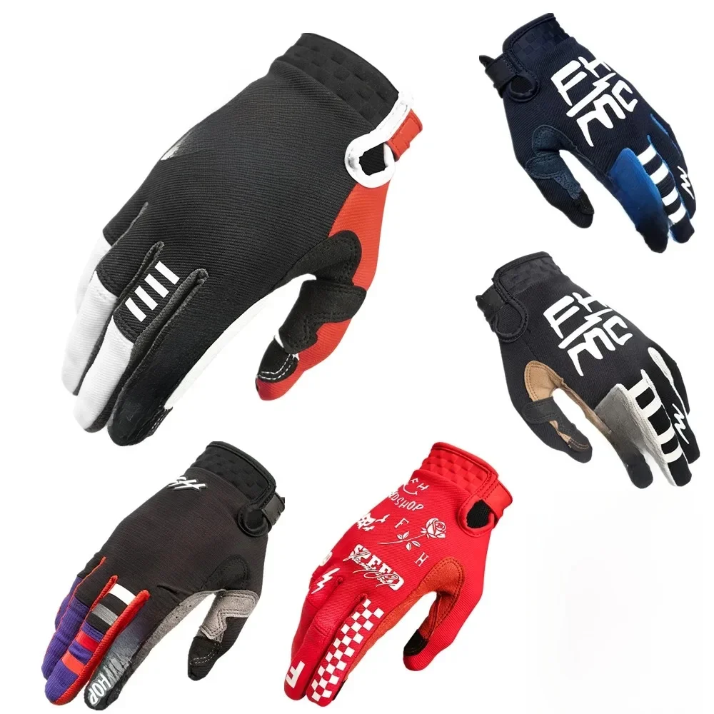 AliExpress 2024 FH MX Gloves Red Motocross Gloves Cycling Bicycle Riding Motorcycle Gloves MX MTB Racing Sports Cycling Dirt Bike Glove