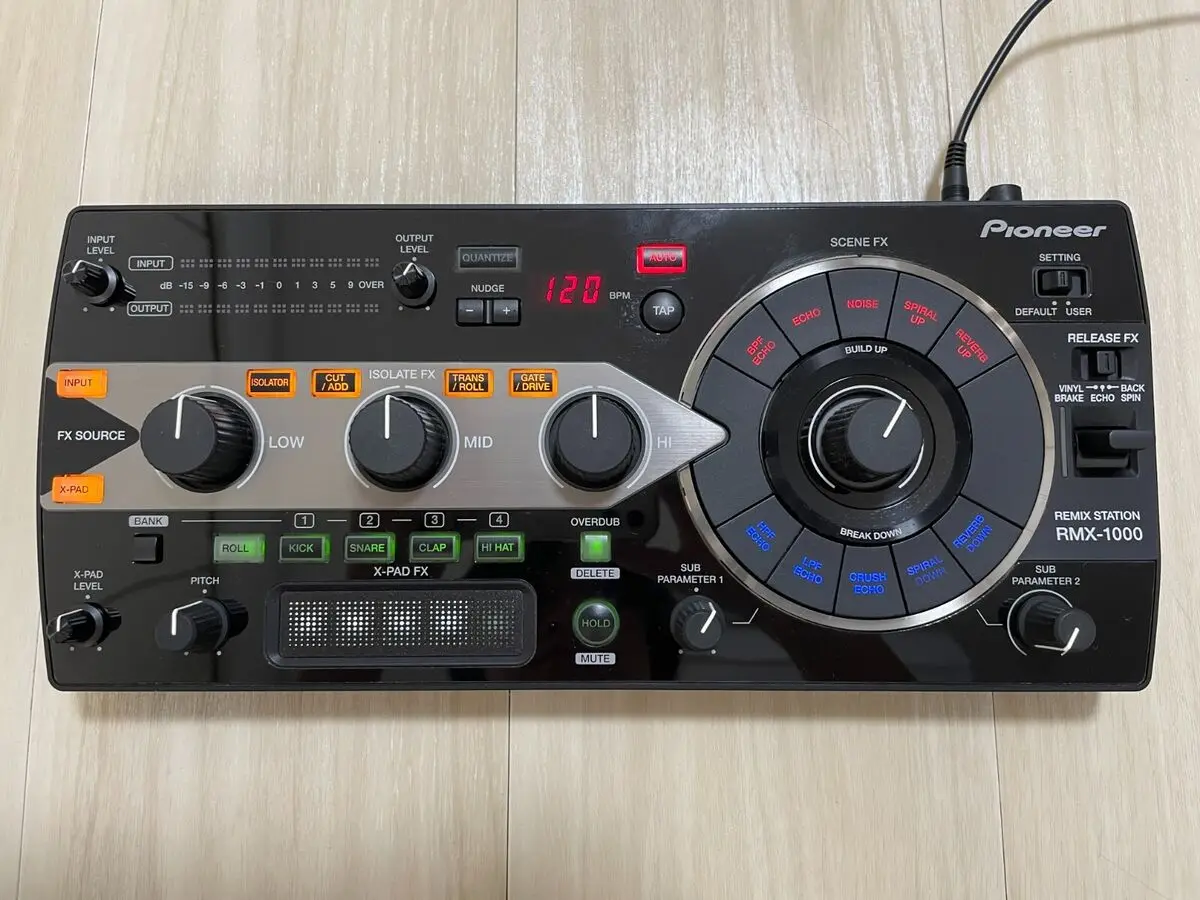 プロのDJディフューザーとサンプラー,プロのパイオニア,RMX-1000-K,新品