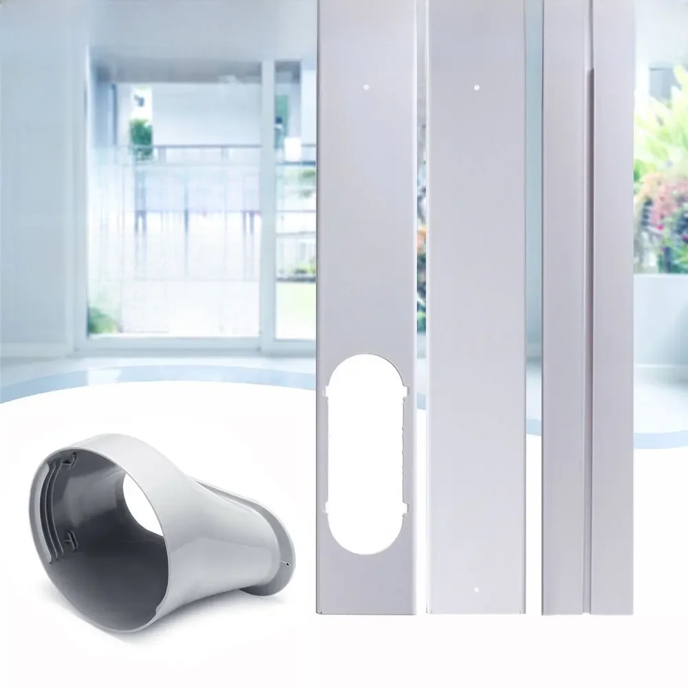 Kit de fenêtre Portable, plaque coulissante, adaptateur réglable, pare-vent, connecteur de Tube de tuyau d'échappement, accessoires de climatiseur, nouveau