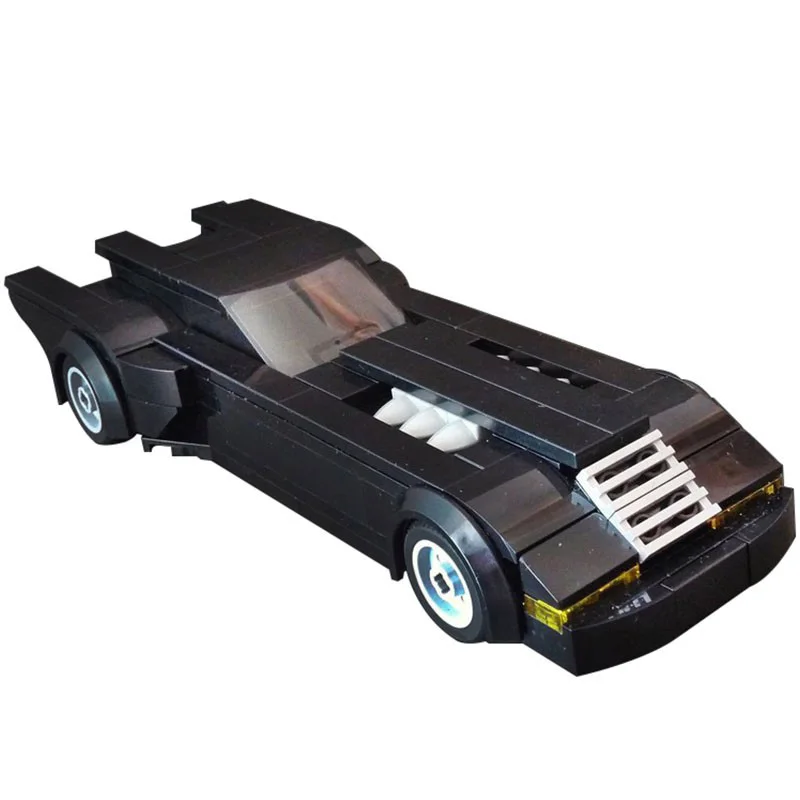 Juego de bloques de carreras de coches deportivos para niños y niñas, juguete de coche deportivo de la serie negra de MOC-10532, rompecabezas clásico guapo, montaje de coche súper deportivo, regalo