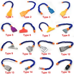 유연한 물 오일 냉각수 파이프, 공압 튜브, 수나사, 선반 CNC 기계용 호스, 선풍기, 에어 윈 제트 스프레이 깍지