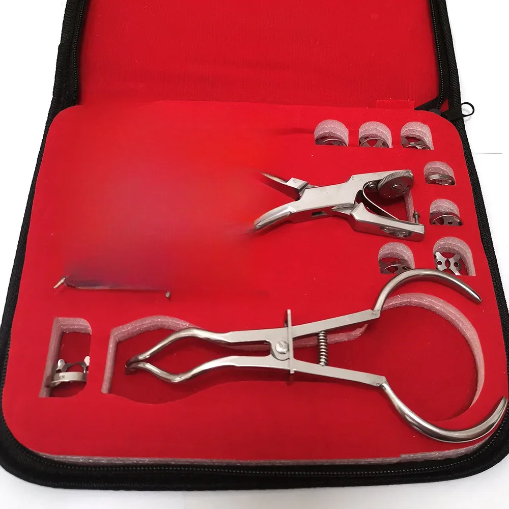 1 Set Tandheelkundige Dam Gat Puncher Tang Voor Tandarts Perforator Rubber Orthodontische Gereedschappen Dam Clip Tandheelkundig Materiaal - afbeelding 2