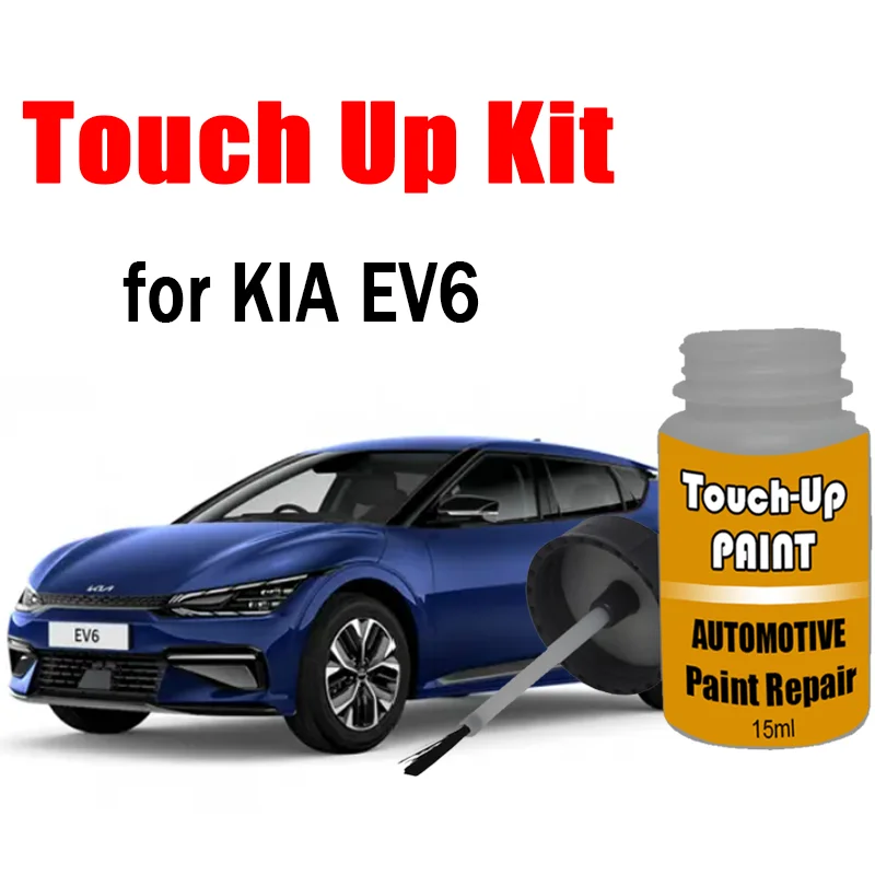

Набор автомобильной краски для ретуши (с кистью) для KIA EV6, средство для удаления царапин, аксессуары для ухода за автомобильной краской