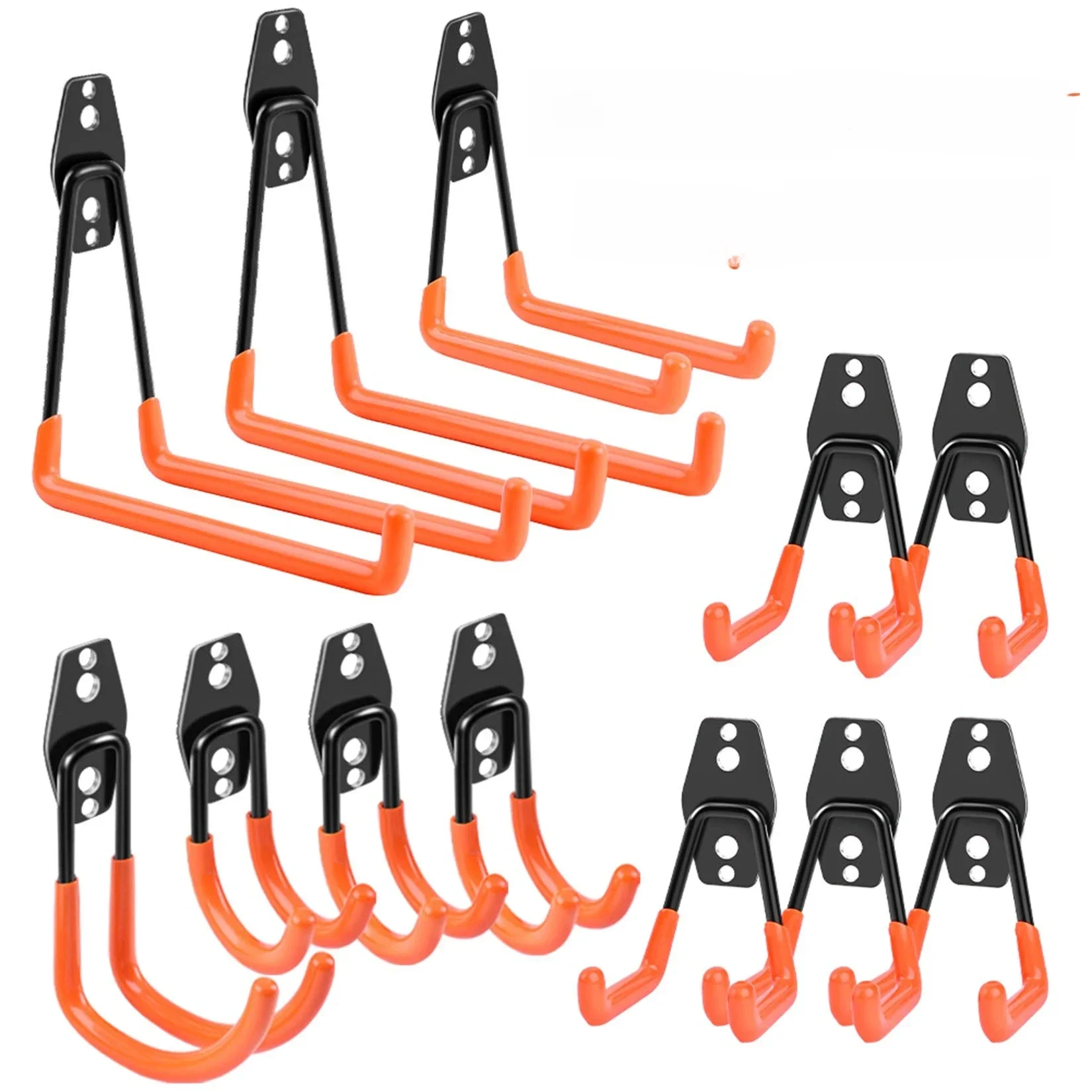 AliExpress Other 1PC Heavy Duty Metal Hook Garage Organizer Wall Mount Bicycle Hanger Hooks Wall Mount Anti-slip Storage Hook Garage Storage Tool