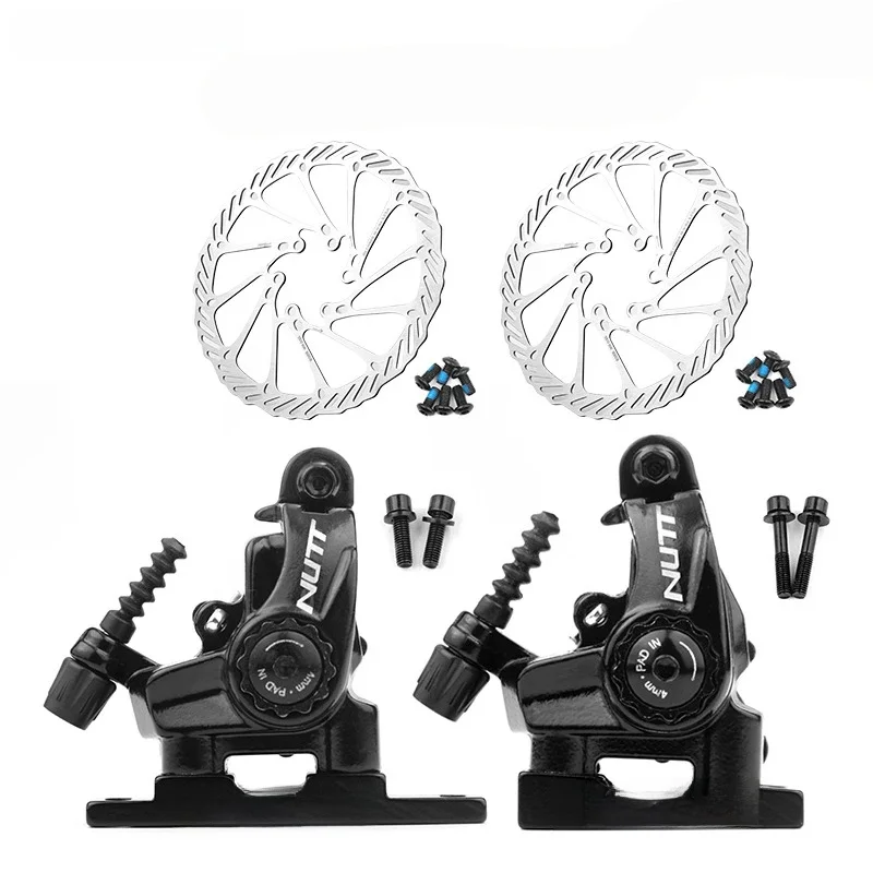 AliExpress NUTT S6T ROAD DISC BRAKE 140mm 160mm disc brake calipers Dual-piston brake Line Pulling Disc Brake