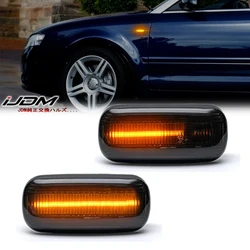 For Audi A3 S3 8P A4 S4 RS4 B6 B7 A6 S6 RS6 C6 05-08 Dynamic Turn Signal Light LED Side Marker Fender Sequential Indicator Lamp