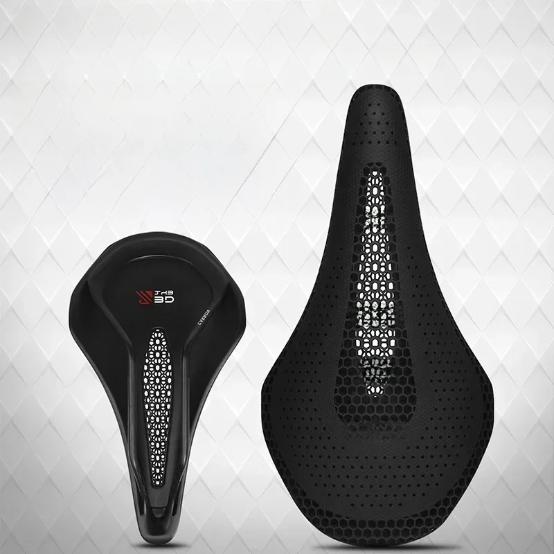 AliExpress BUCKLOS Bicycle Saddle 143MM 155mm 3d Printed Saddle Carbon Fiber Racing Bike Seat Cushion 3D Road MTB Triathlon Seat Nylon