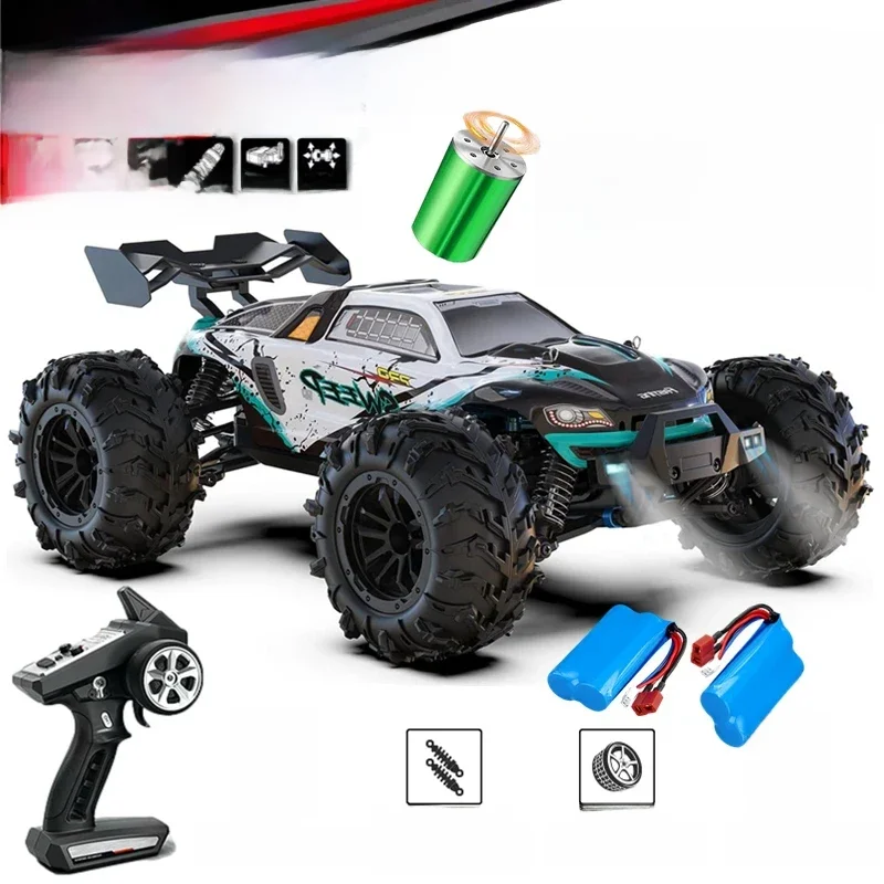 4WD Afstandsbediening Auto Off Road 4x4 RC Hoge Snelheid Buggy Truck Super Borstelloos 50 of 80 KM/H Snelle Drift Racing Speelgoed Kinderen Volwassenen - afbeelding 2