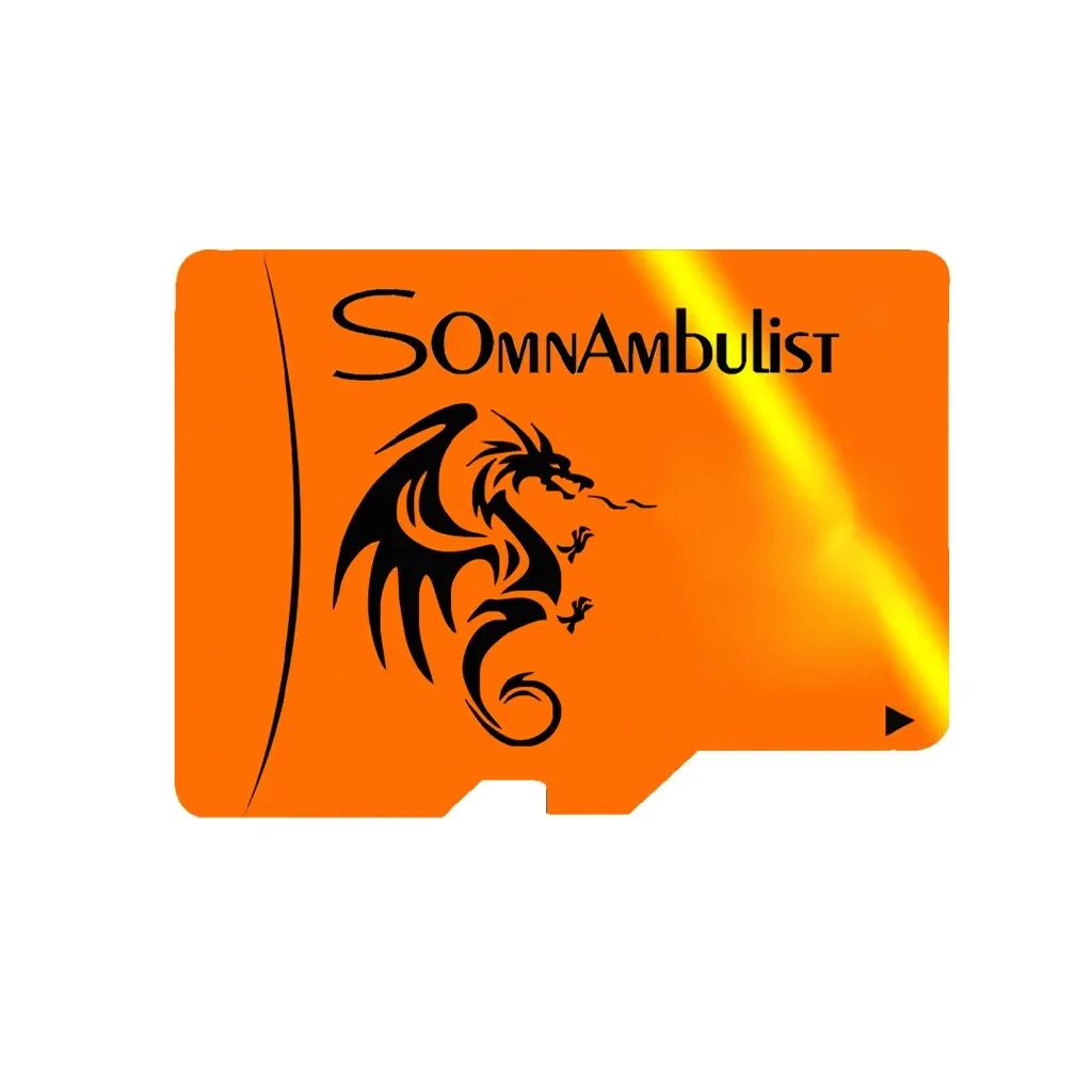 Cartão de Memória de Alta Velocidade Somambulist para TV Móvel, Mini Cartão SD, Cartão U3 TF, U1,