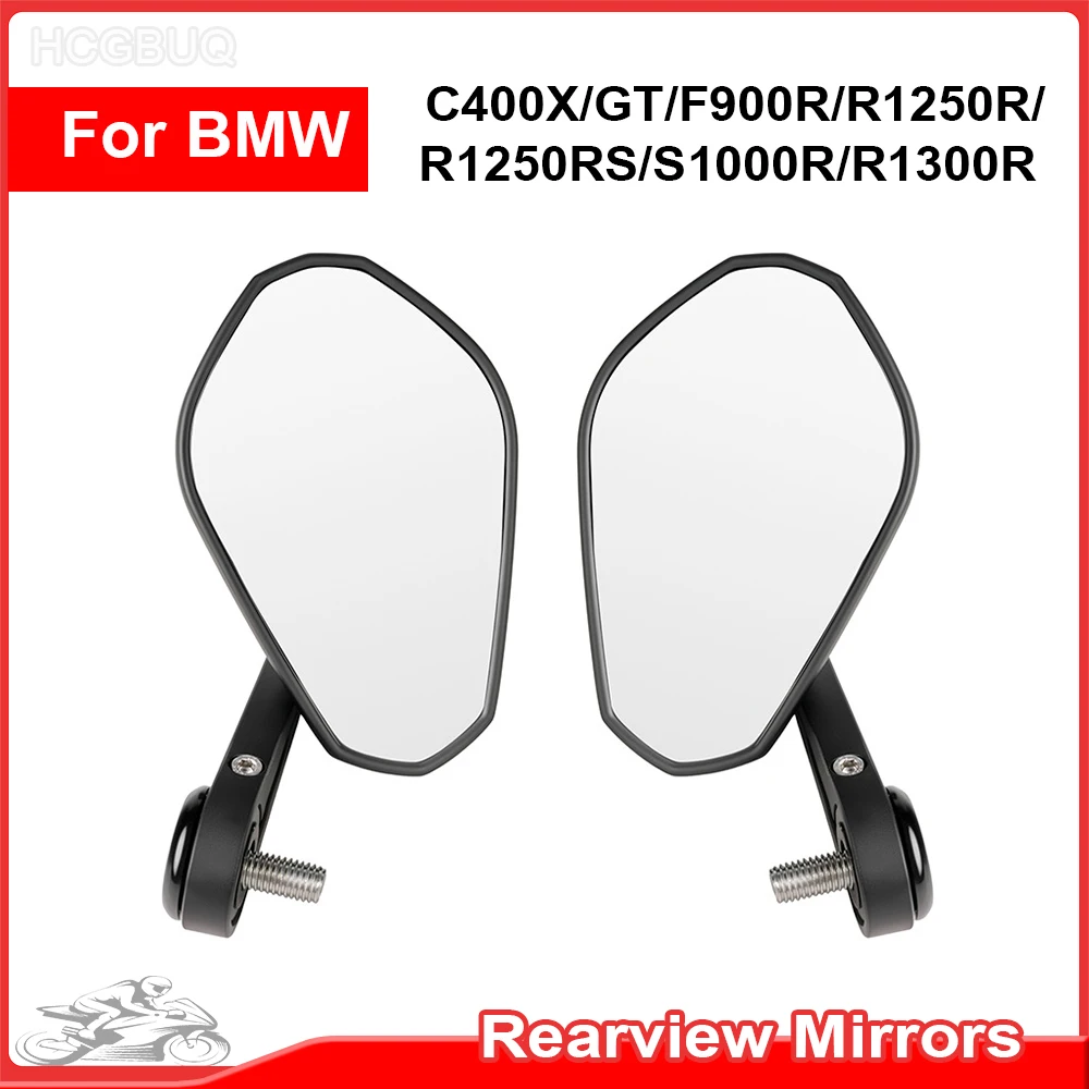

Handlebar Rearview Mirror Mirrors Kit For BMW C400X C400GT S1000R F900R R1200R R1250R R1250RS R1250RT R1300R Motorcycles