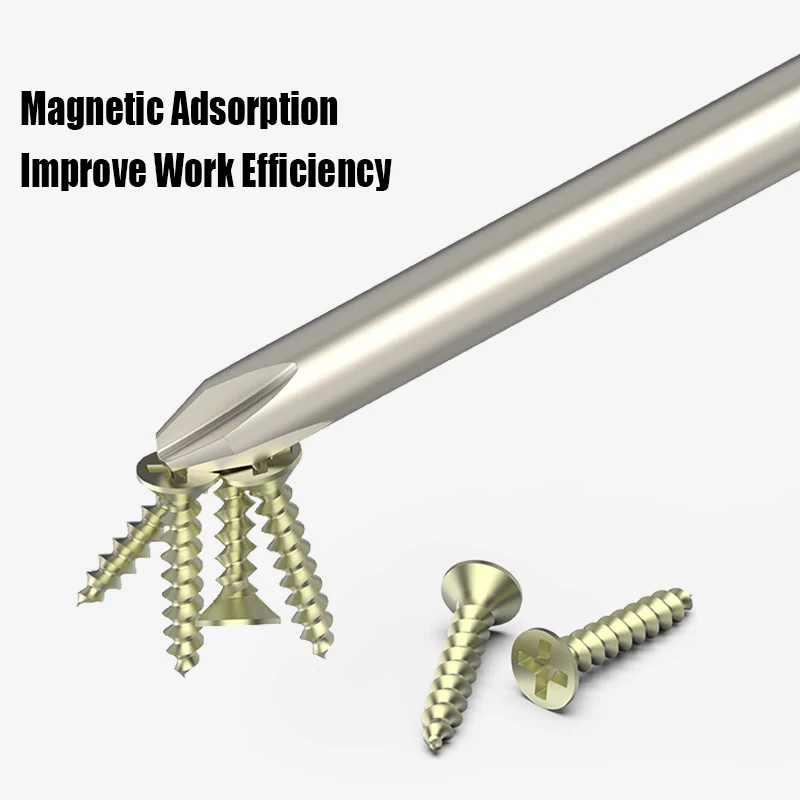 연장 전기 스크루드라이버 비트, 강력한 마그네틱 배치 헤드, 고경도 S2 합금강 드릴 비트 도구, 50mm, 75mm, 100mm, 150mm, 200mm