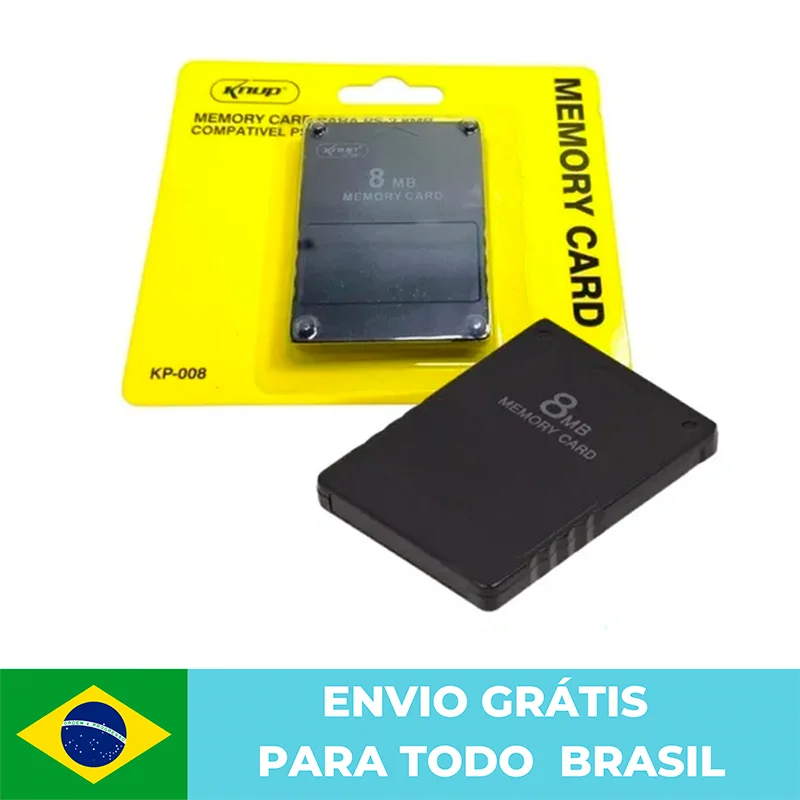 Cartão de memória de alta velocidade 8MB de armazenamento para Sony PlayStation PS2 B-MAX