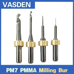 PM7 PMMA Milling Burs Dental Lab Material PM7 Milling Machine Ceramic WAX PEEK Cutter Tool