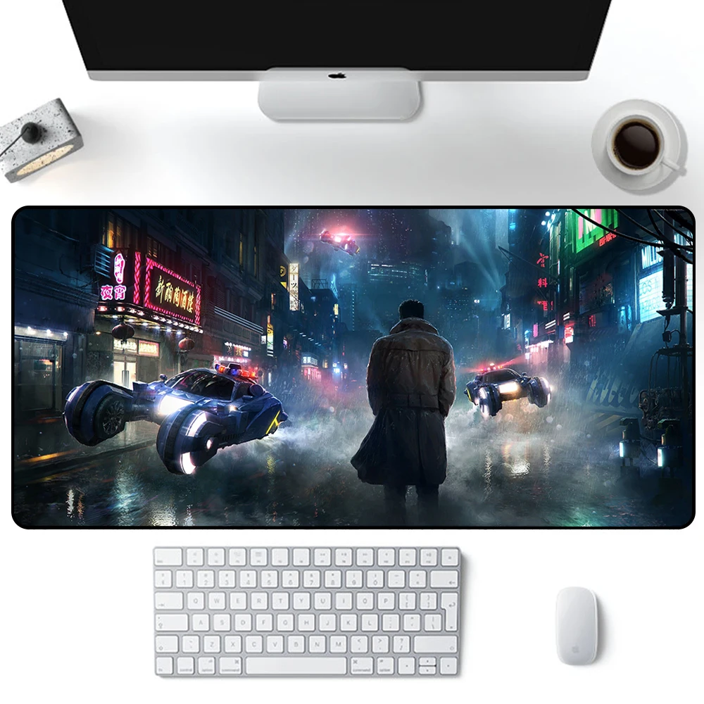 Blade runner 2049 mouse pad grande gaming mousepad pc gamer xxl computador escritório mouse tapete teclado tapete de mesa portátil mausepad