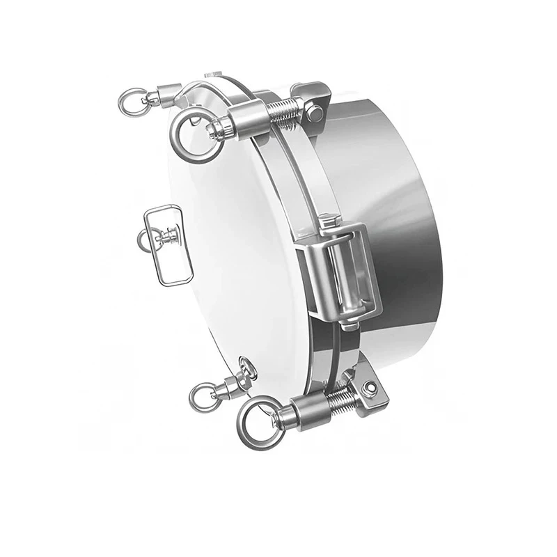 DN350 pressure manhole cover round pressure manhole reactor tank observation pressure manhole tank truck dedicated SS304