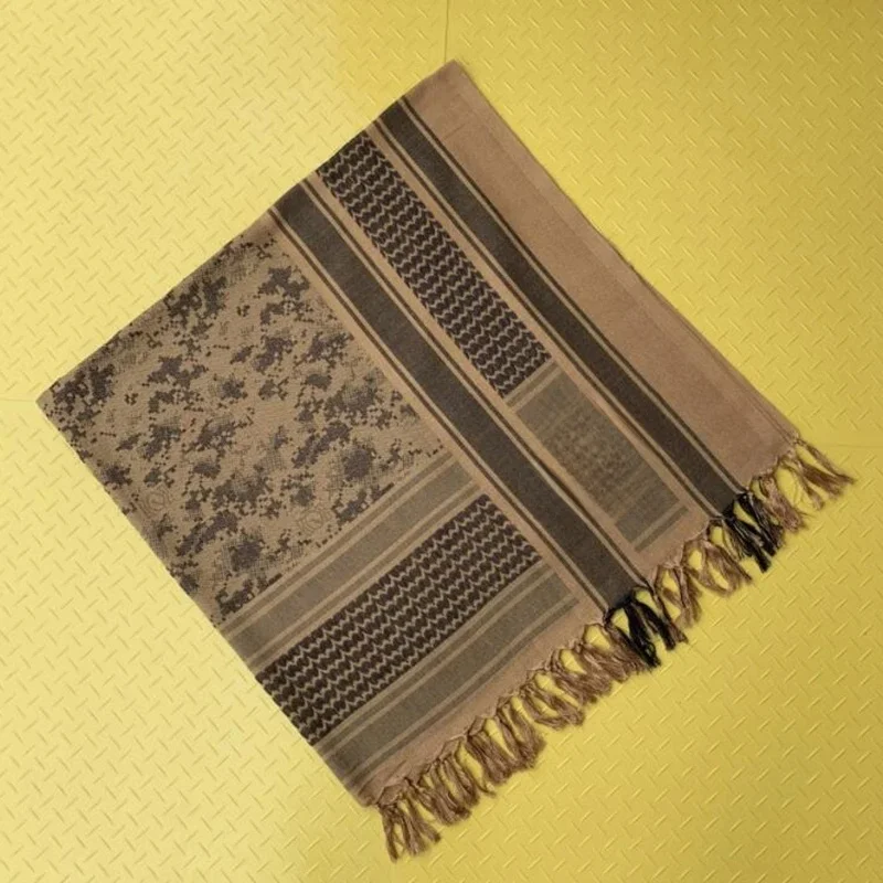 110x110 cm militaire arabe tactique désert écharpe armée Shemagh Keffiyeh coupe-vent chasse tête cou écharpe en plein air randonnée foulards