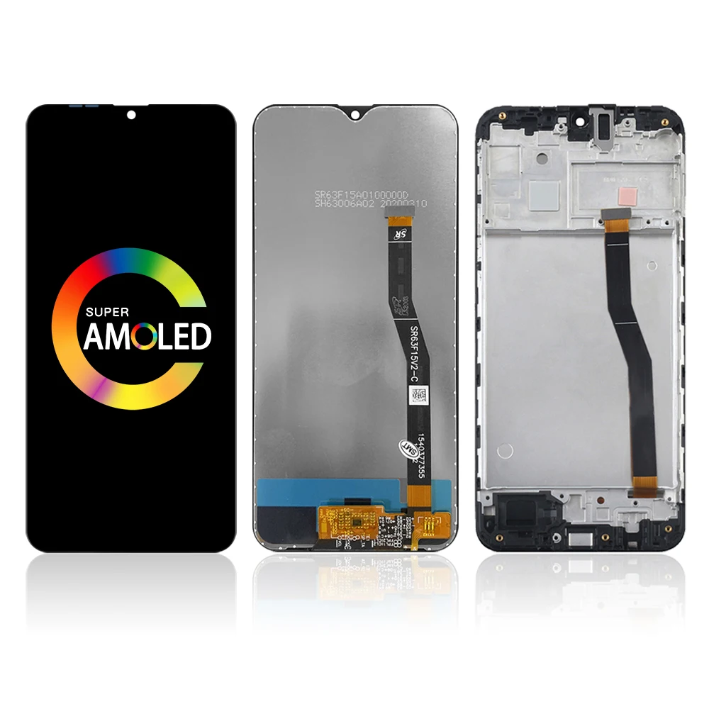 100% Tested For Samsung M20 LCD Touch Screen Digitizer Assembly For Samsung M20 M205 M205F LCD Display With Frame