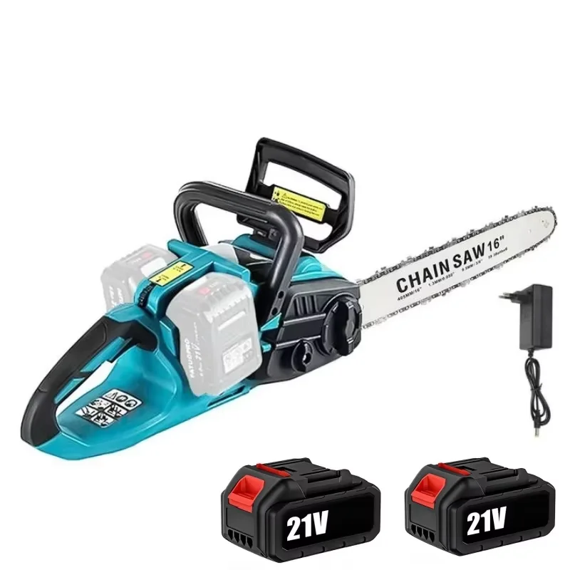 3500W Bürstenlose 16-Zoll-Elektrokettensäge, kabellos, für Makita-Akku, automatische Ölschmierung, werkzeuglose Kettenspannung, geringe Vibration, Anti-Rückstoß-Funktion, für Garten, Baumschnitt,