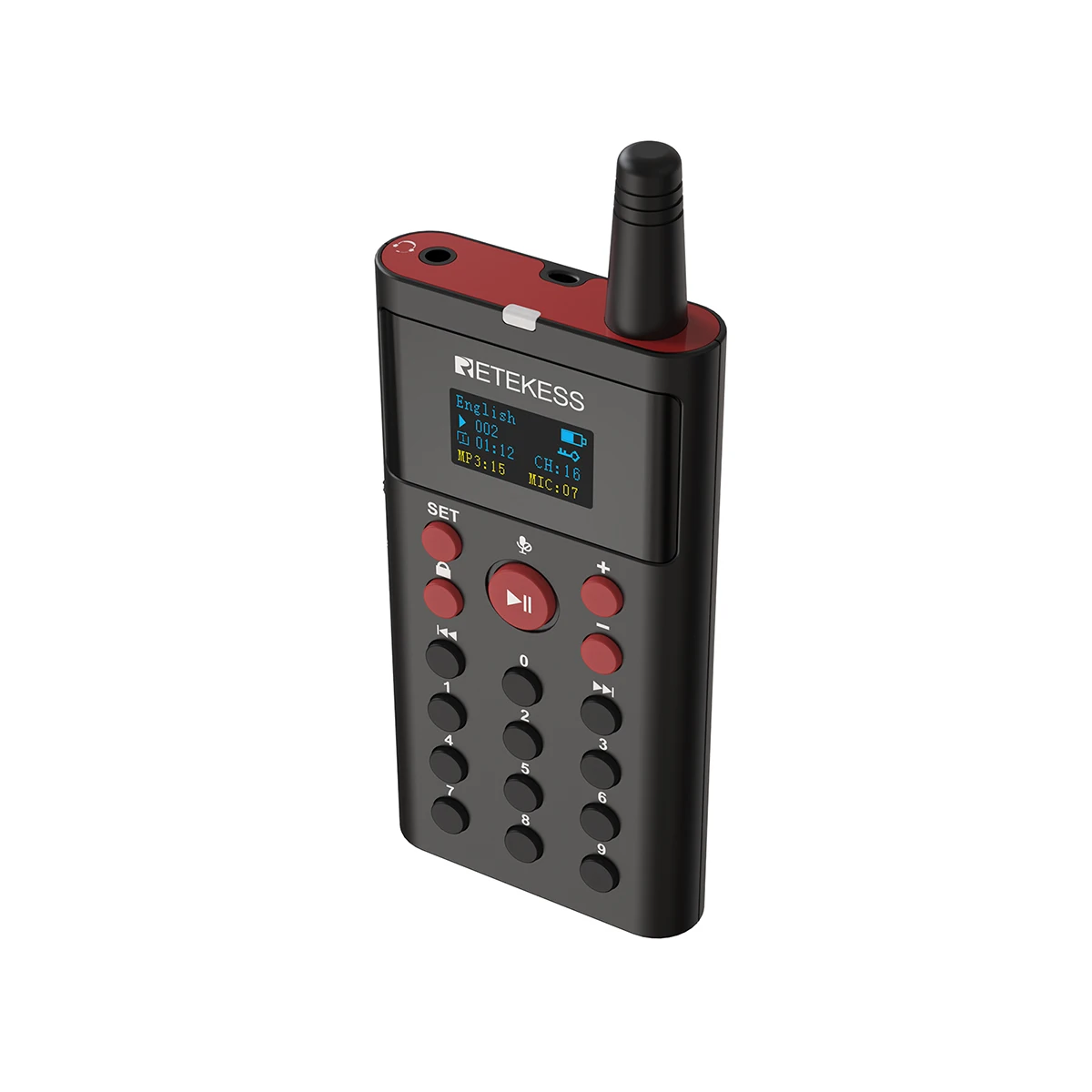 Retekess TT127 Drahtloses Reiseleitersystem Radio-Selbstbedienung On-Demand-GPS-Leitfonsystem für malerische Bereiche Museumskunsttentoonstellung – Detail 14
