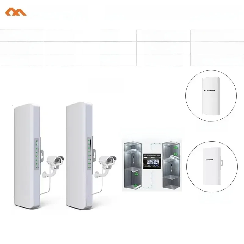 COMFAST 300 Mbit/s Outdoor CPE Bridge Access Point 2,4 GHz 1 km-5 km Long Range Extender WiFi Repeater Router AP Wi-Fi Bridge p zu p