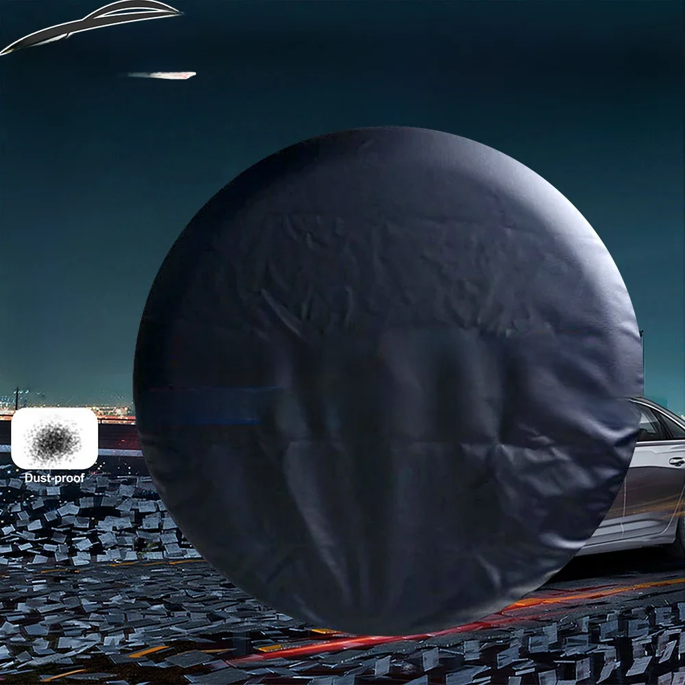 14 ''/15''/16 "/17'' 4WD housse de pneu de roue de voiture en cuir PVC étanche véhicule secours pneu couvre étui protecteur étui anti-poussière