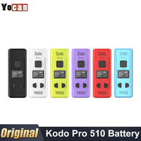 Original Yocan Kodo Pro 510 Battery 400mAh OLED Display Electronic Cigarette Thread 510 Mod