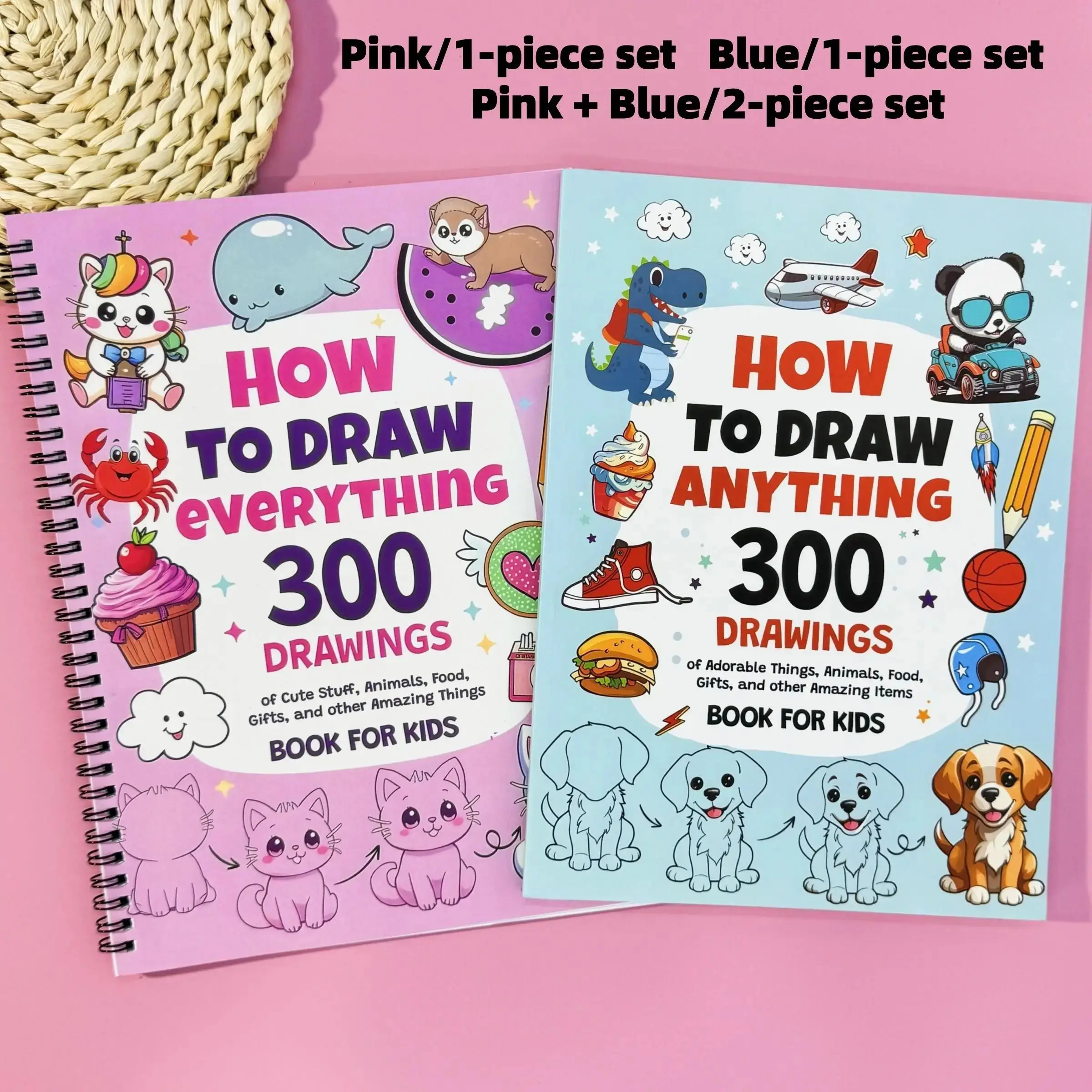 How to Draw Anything for Painting Enthusiast, 300 Cute Step-by-Step Simple Drawings of Adorable Things, Animals, Food, Gifts