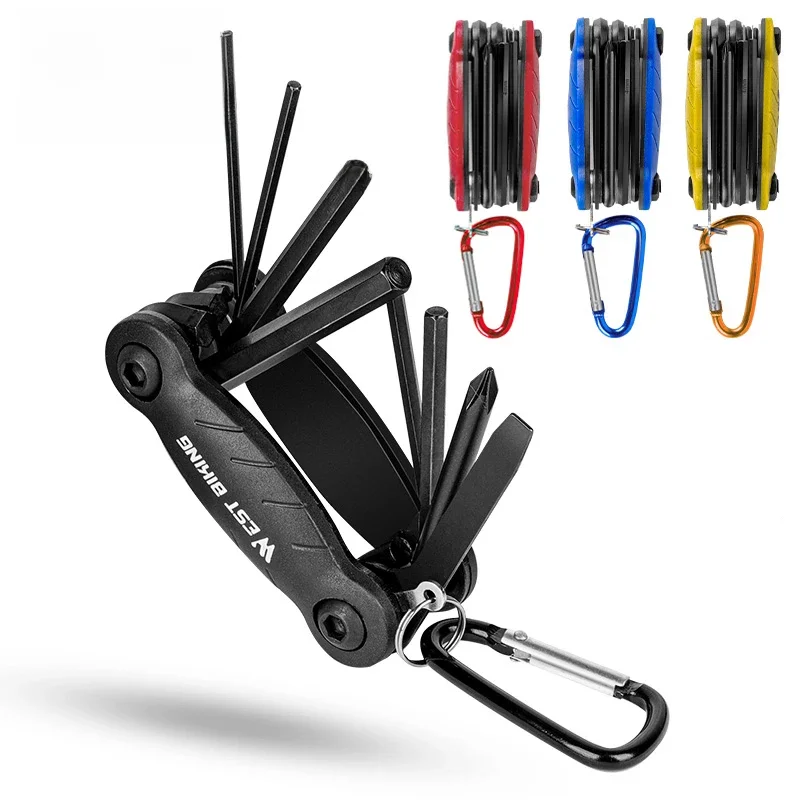 AliExpress West Biking WEST BIKING Multifunctional Bicycle Repair Tools Kit Hex Spoke Wrench Screwdriver 10 In 1 Bike Tools MTB Road Bike Accessories