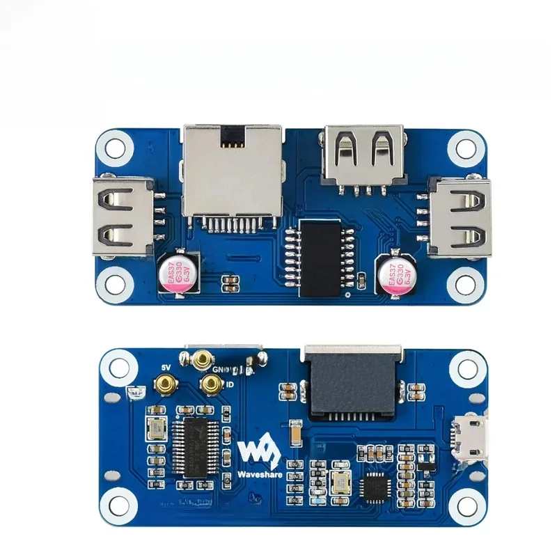 Raspberry Pi Zero 2W Ethernet USB HUB HAT (B) dla serii Zero Plug-And-Play — zdjęcie produktu 7