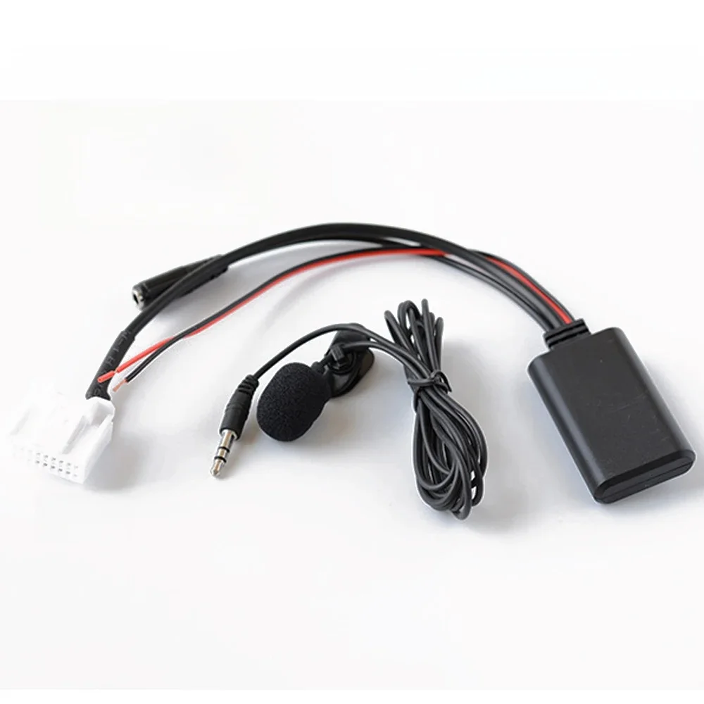 Samochodowy bezprzewodowy adapter mikrofonu Bluetooth Stereo AUX IN muzyka dla Toyota Camry Corolla Yaris RAV4 Prius 2007-2009 — zdjęcie 2